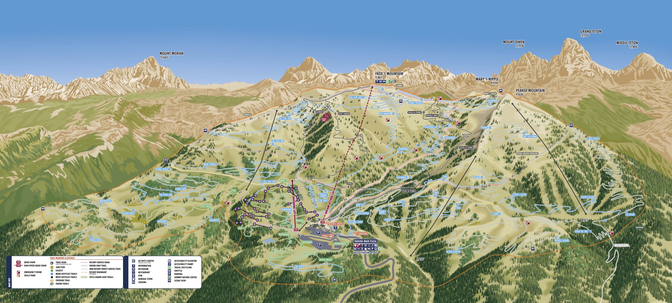 Trail Maps Grand Targhee